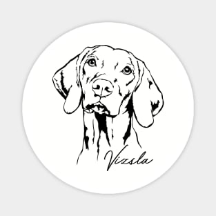 Hungarian Vizsla dog lover portrait Magnet